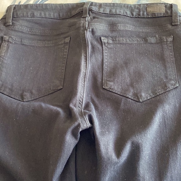 PAIGE Verdugo 5 pocket classic ankle distressed  jeans black NWT Size 29
C - Picture 6 of 16